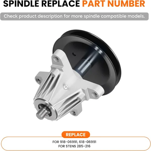 Vista 4 de ILONPA Conjunto de husillo para Cub Cadet MTD 918-06991 618-06991 T1000 T1200 T1400 T1800 42" Deck