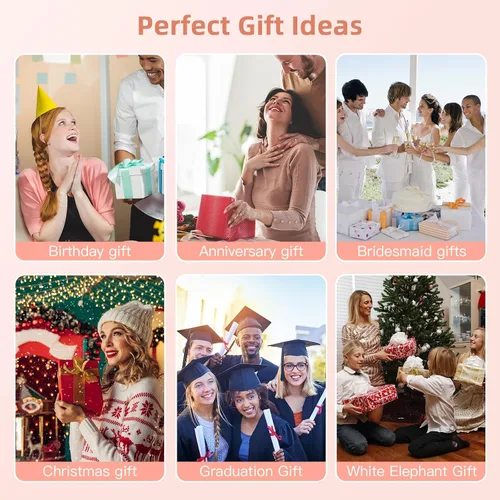 Vista 6 de Organizador de joyas de viaje, elegante y pequeño joyero de viaje para mujeres y niñas, accesorios esenciales de viaje, regalo ideal para Navidad