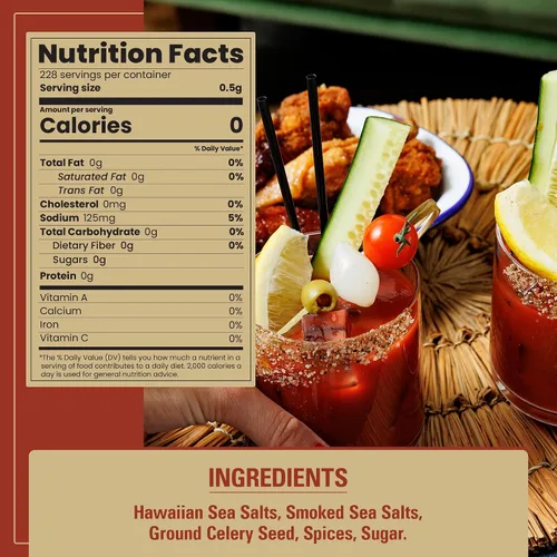 Vista 2 de Demitri's Sal especiada para borde Bloody Mary 4 oz.