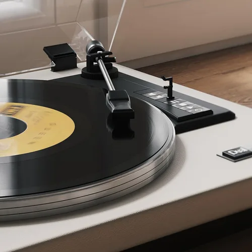 Vista 6 de Turntable Converter for Record Player to MP3 Conversion Adapter with Multiple Speeds and Integrated Auditory Record Converter