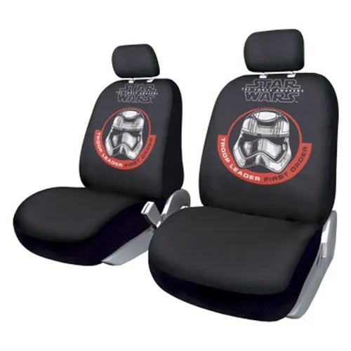 Vista 2 de Fundas para Asientos de Coche Star Wars Stormtrooper Universal Delantero Negro 2