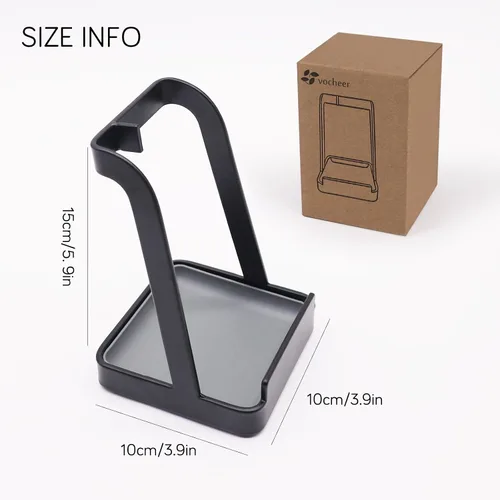 Vista 9 de vocheer Soporte para tapa de olla, organizador de cocina de acero inoxidable, soporte para cucharas, soporte de tapa para utensilios de cocina