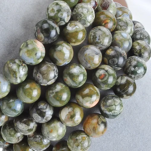 Vista 4 de Massive Beads - Pulsera de cuentas de cristales de macramé con poder curativo natural, unisex, ajustable, 516 pulgadas (8 mm)