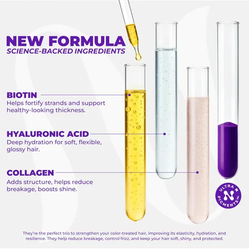 Vista 5 de Naissant Set Purple Shampoo & Toning Mask Elimina el cobrizo Neutraliza los tonos amarillos y naranjas Sin parabenos, amoníaco ni sulfato