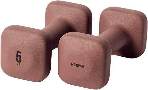 Vista 12 de WeGym Square Dumbbells for Home Gym, Hand Weights for Strength Training