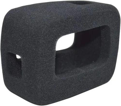 Vista 4 de Funda de espuma Windslayer para GoPro Hero 8 Reducción de ruido de viento Esponja Cubierta protectora Parabrisas para grabación de audio y video