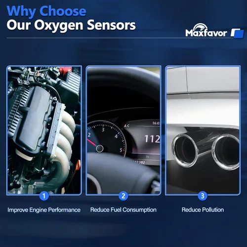 Vista 6 de Maxfavor Sensor de relación de combustible de aire ascendente, sensor de oxígeno O2, repuesto para Maz-da 3 2.0L 2004 2005 2006 2007 2008 2009 solo