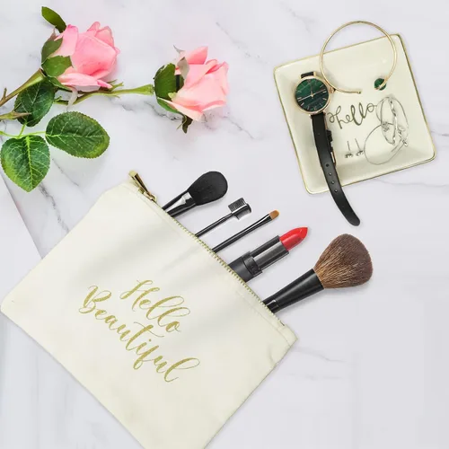 Vista 9 de Regalos de graduación para ella, juego de tazas de graduación para mujeres, incluye taza de regalo de graduación 2023-2024, bandeja de maquillaje