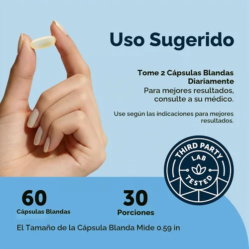 Vista 4 de Micro Ingredients Supreme Omega-3 Aceite de pescado con EPA y DHA ultra altos, cápsulas blandas sin eructos rTG Omega-3 con vitamina D3 Pescado