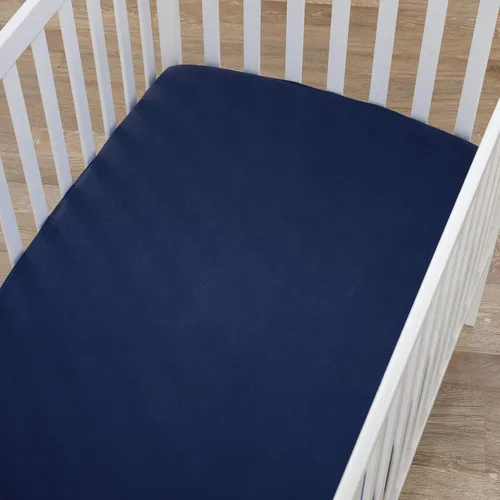 Vista 3 de TL Care Supreme Sábana bajera ajustable para cuna, 28 x 52 pulgadas, grosor mejorado para una comodidad suave, transpirable y neutra, 100% algodón
