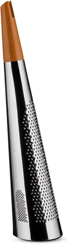 Vista 2 de Alessi Rallador gigante de queso y nuez moscada "Todo" en acero y madera, plata