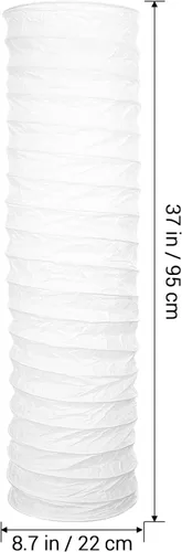 Vista 2 de STOBOK Pantalla de lámpara de pie de papel de arroz, estilo nórdico, cubierta de luz de mesa, pantalla de pie, protector de repuesto, para el hogar