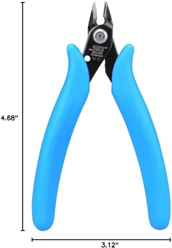 Vista 5 de GodHand Nipper GH-SG-01 Pinza de corte de plástico azul para modelos de plástico importación de Japón