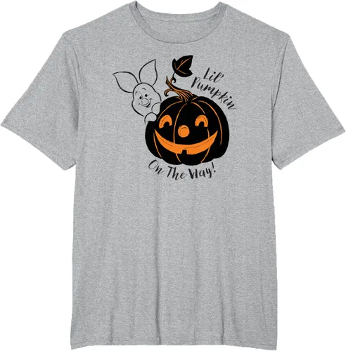 Vista 30 de Disney Camiseta de Halloween Winnie the Pooh Lil' Pumpkin on the Way, Blanco, S
