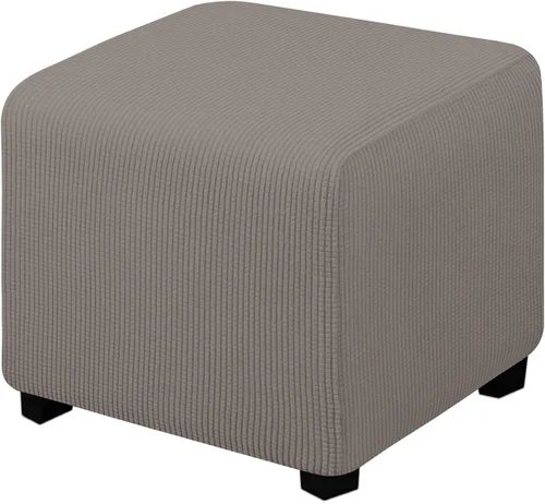 Vista 15 de Easy-Going Funda Elástica para Otomana Taburete de Almacenamiento Plegable Protector de Muebles Funda Rectangular Suave con Parte Inferior Elástica