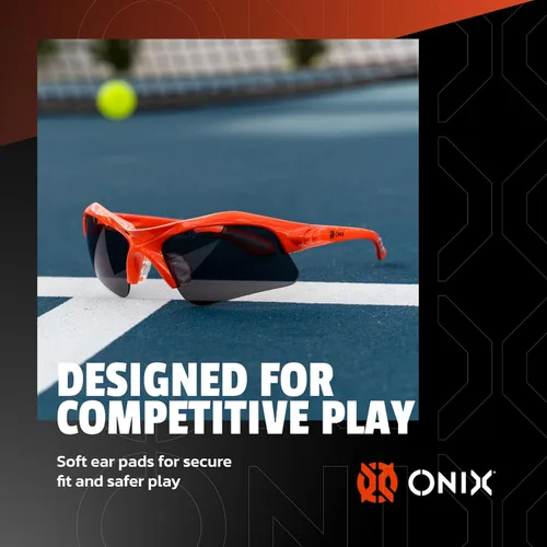 Vista 3 de ONIX Pickleball Falcon Eyewear Sun Protection Non-Slip Nose Piece Modern and Lightweight Secure Design