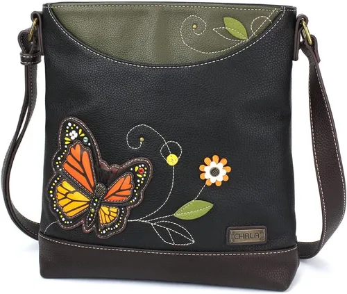 Vista 20 de CHALA Sweet Messenger - Bolso de hombro de tamaño medio con correa ajustable Ajolote - Turquesa