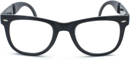 Vista 12 de Gafas de lectura plegables de plástico retro unisex con bolsa
