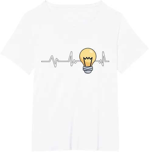 Vista 100 de Bombilla Heartbeat bombilla regalo bombilla bombilla camiseta Negro