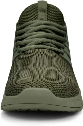 Vista 3 de Troadlop - Zapatos deportivo para mujer, antideslizantes, de meter, con cordones de adorno, para correr o caminar