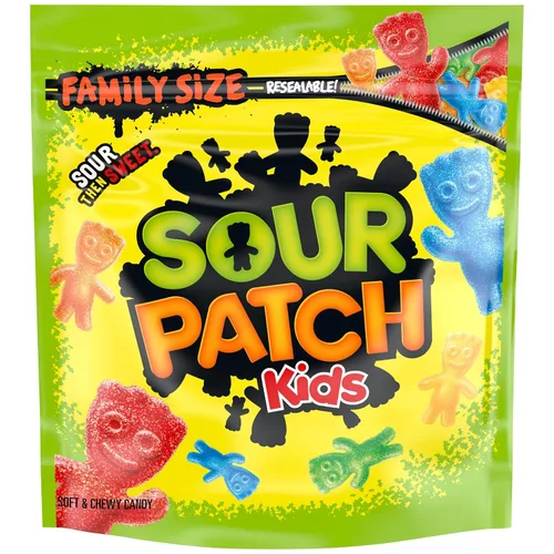 Vista 22 de SOUR PATCH KIDS - Caramelos suaves y masticables, tamaño familiar, bolsa de 1.8 libras (paquete de 2)