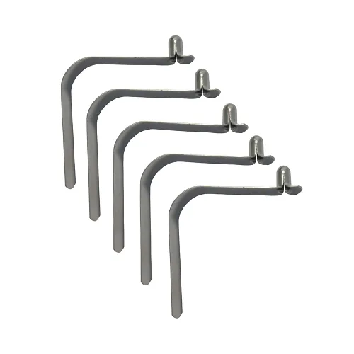 Vista 5 de UP100 50 clips de botón de acero inoxidable de 4 a 0.354 in, resorte a presión para entornos húmedos con requisitos elásticos para toldo, camping