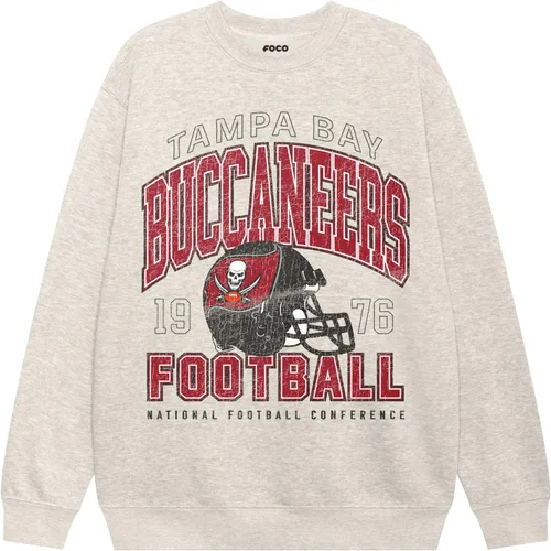 Vista 31 de FOCO Sudadera unisex de cuello redondo con logotipo de equipo universitario de la NFL