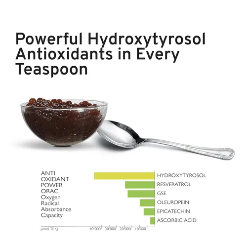 Vista 7 de OLIVIE, Cápsulas de extracto de hoja de olivo orgánico, perlas PowerUp de OLIVIE, suplemento de hidroxitirosol, polifenoles antioxidantes, apoyo