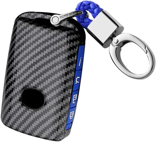 Vista 10 de ontto Funda para llavero compatible con Mazda 3 2019-2021, funda para llave de coche para Mazda 3 Hatchback CX-5 CX-30 CX-10 Smart Remote