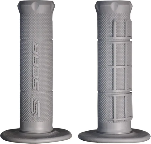 Vista 6 de SCAR Single Density Half Waffle Soft Compound Motorcycle Hand Grips Motocross Dirtbike MX Enduro Supermoto Handlebar Grip