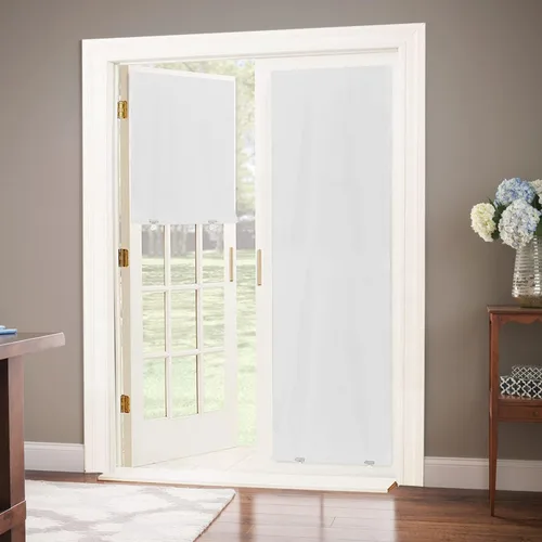 Vista 18 de LazBlinds Cortina de Puerta 100% Opaca, Persianas Sin Herramientas Sin Taladro Inalámbricas para Ventanas, Aislamiento Térmico Protección UV