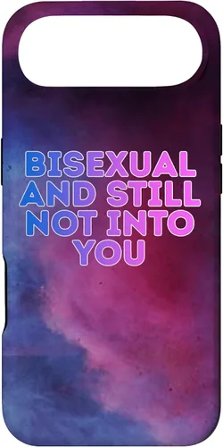 Vista 23 de Bisexual and Still Not Into You Bi Flag Pride Equality Humor Case for iPhone 17