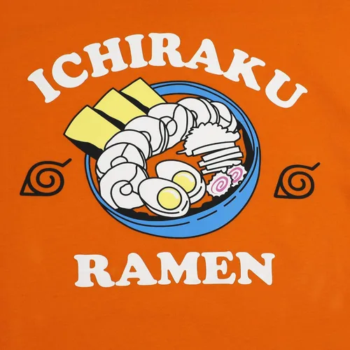 Vista 2 de Bioworld Naruto Shippuden Ichiraku Ramen - Sudadera con capucha para mujer y jóvenes, color naranja, Naranja