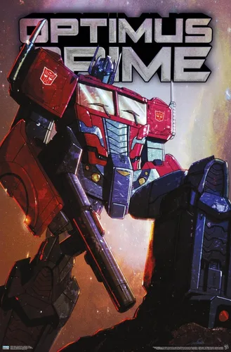 Vista 16 de Trends International Hasbro Transformers - Póster de pared Optimus Prime, 14.725 x 22.375 pulgadas, versión enmarcada de madera de granero