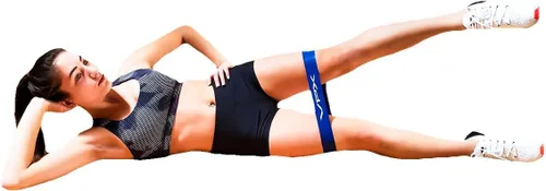 Vista 6 de VPX Bandas de ejercicio de resistencia Juego de 5 Hombres y mujeres No rozaduras, látex natural, no irritante Accesorios de entrenamiento