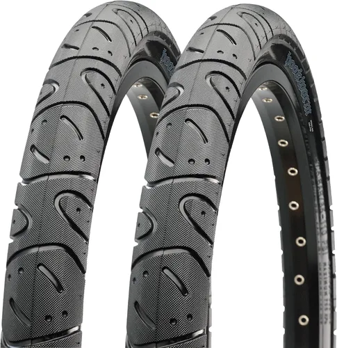 Vista 9 de Anquilostoma Maxxis Compuesto único Neumático de bicicleta BMX 60 TPI, Wire Bead Casing, Bead-To-Bead Tread, Fast-Rolling on Pavement, BMX