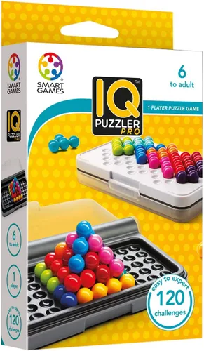 Vista 3 de SmartGames IQ Bundles Serie 3D, IQ Puzzler Pro IQ Fit 240 Challenges, Edades 6-Adulto