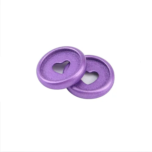 Vista 6 de Crapyt 14 discos de plástico para carpeta de hojas sueltas, discos planificadores, de 0.91 x 0.2 pulgadas, color morado, para papel, documentos