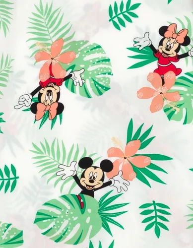 Vista 2 de Disney Mickey Mouse - Camisa hawaiana familiar hawaiana con botones para recién nacido a adulto