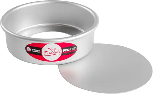Vista 23 de Molde para tarta redondo de aluminio anodizado Fat Daddio con base extraíble