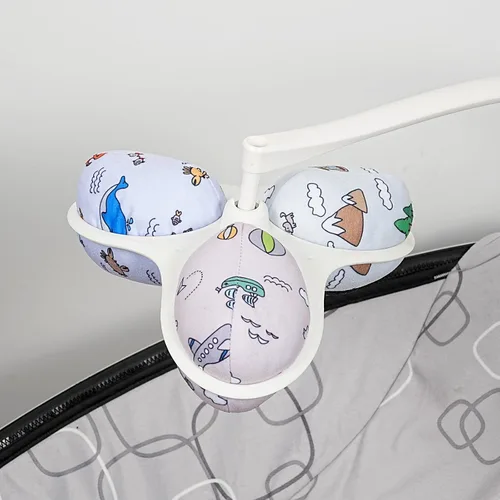 Vista 2 de Las bolas de repuesto (para columpio Mamaroo) ofrecen más interacción y opciones reversibles para complementar la cuna multicolor con MamaRoo en un