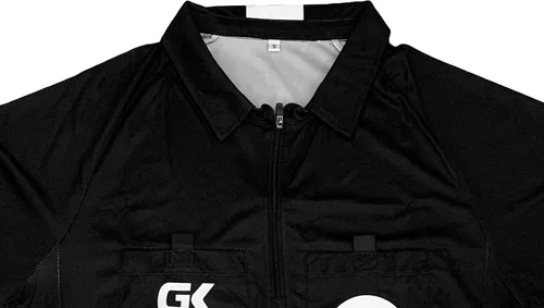 Vista 5 de Camiseta de árbitro de fútbol para hombre de manga corta