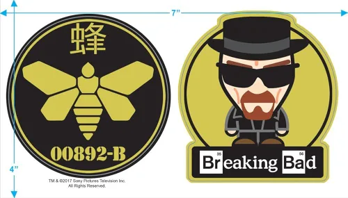 Vista 3 de Popfunk Breaking Bad Beaker - Camiseta y pegatinas