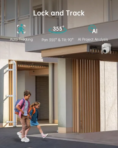 Vista 3 de ZUMIMALL Cámaras de seguridad F5+BK05 para uso en exteriores e interiores