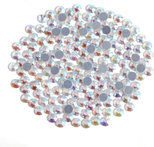 Vista 115 de 6000 PIEZAS Diamantes de Imitación Hotfix a Granel, Diamantes Naranja para Manualidades y Ropa, Diamantes de Imitación para Decoración DIY, SS10