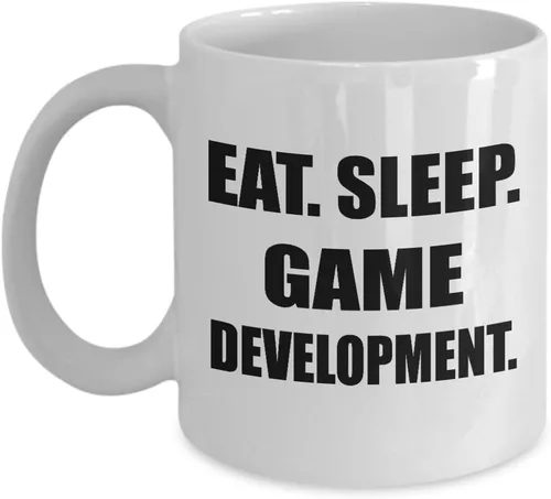 Vista 3 de Taza para desarrollador de juegos – regalo divertido para diseñador de juegos – Video Gaming Motivational Café Taza de té recompensa regalos