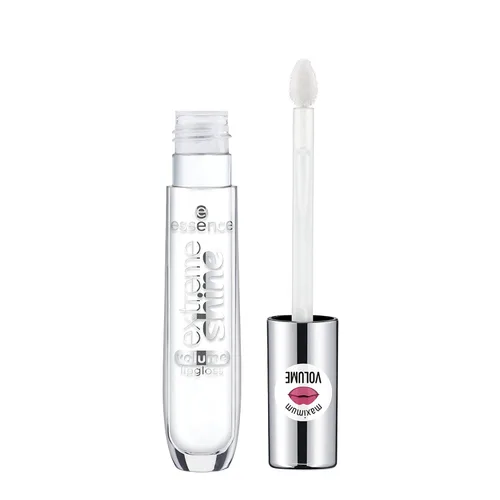 Vista 2 de essence Paquete de 3 brillos de labios Extreme Shine Volume Brillo de labios transparente de alto brillo, antiadherente, de larga duración