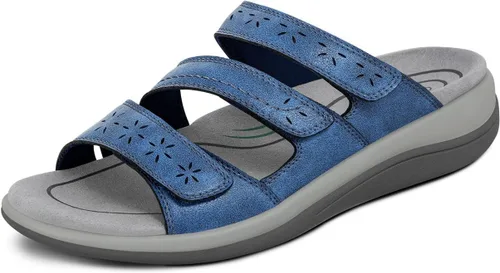 Vista 10 de Sandalias ortopédicas estirables Orthofeet Sahara Slide para mujer