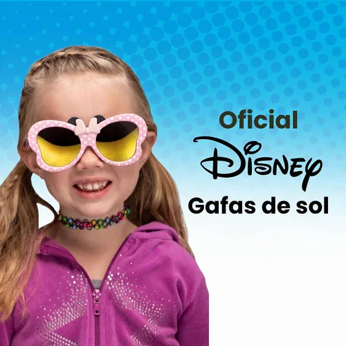 Vista 2 de Sun-Staches Gafas de sol de Mickey y Minnie Mouse, accesorio de disfraz de Disney, niños Mariposa Minnie Rosa