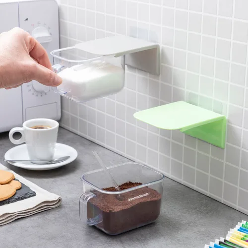 Vista 2 de Recipientes de Cocina Adhesivos Extraíbles Handstore InnovaGoods 2